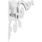 Ekena Millwork Whitman Architectural Grade PVC Corbel, 1 7/8"W X 5 1/2"D X 9"H CORP01X05X09WH - alternate 3